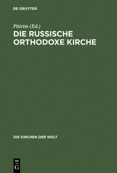 Hardcover Die Russische Orthodoxe Kirche [German] Book