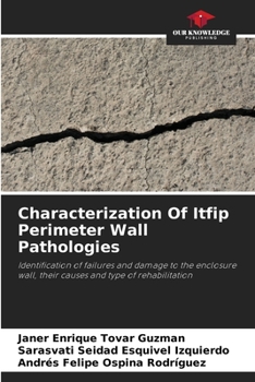 Paperback Characterization Of Itfip Perimeter Wall Pathologies Book