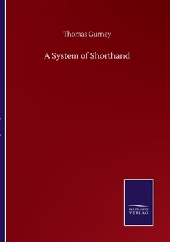 Paperback A System of Shorthand Book