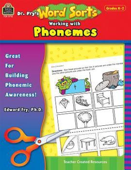 Paperback Dr. Fry's Word Sorts: Working with Phonemes Book