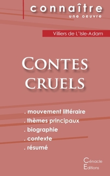 Paperback Fiche de lecture Contes cruels de Villiers de L'Isle-Adam (Analyse littéraire de référence et résumé complet) [French] Book