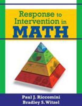 Paperback Response to Intervention in Math Book