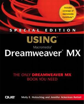 Paperback Special Edition Using Macromedia Dreamweaver MX [With CDROM] Book