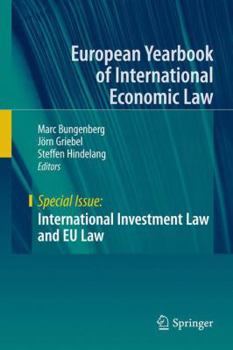 Paperback International Investment Law and EU Law Book