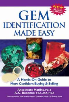 Hardcover Gem Identification Made Easy: A Hands-On Guide to More Confident Buying & Selling Book