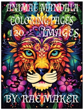 Paperback Mandala Animal Coloring Pages: Relaxing Pages for Adults Book