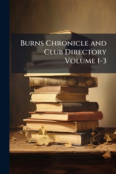 Paperback Burns Chronicle and Club Directory Volume 1-3 Book