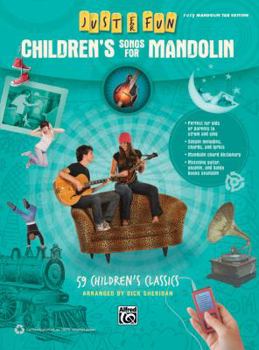 Paperback Children's Songs for Mandolin: 59 Children's Classics Book