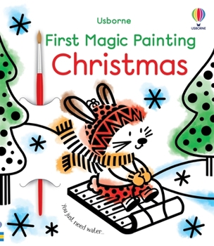 Paperback First Magic Painting Christmas: A Christmas Holiday Book for Kids Book