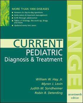 Paperback Current Pediatric Diagnosis & Treatment Book