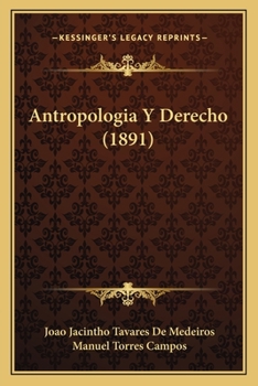 Paperback Antropologia Y Derecho (1891) [Spanish] Book