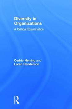 Hardcover Diversity in Organizations: A Critical Examination Book