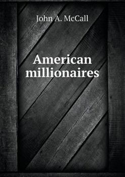Paperback American Millionaires Book