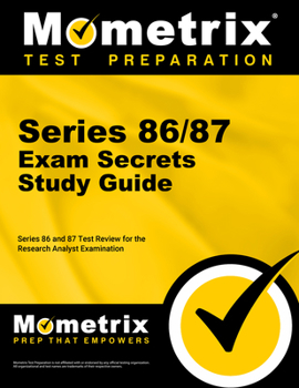 Paperback Series 86 and 87 Exam Secrets Study Guide: Series 86 and 87 Test Review for the Research Analyst Examination Book