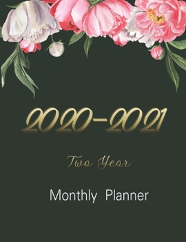 Paperback 2020-2021 Planner Weekly & Monthly: 2 Year Calendar Organizer with 24 Months Spread View - time management - Agenda & Journal - Personal Appointment - Book