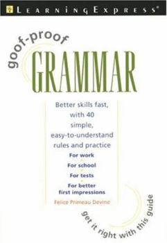 Paperback Goof-Proof Grammar Book