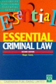 Paperback Essential Criminal Law Book