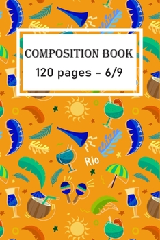 Composition Notebook : Brazilian Carnival Pattern Cover: Brazilian Carnival 2020/120 pages/6/9,Soft Cover,Matte Finish