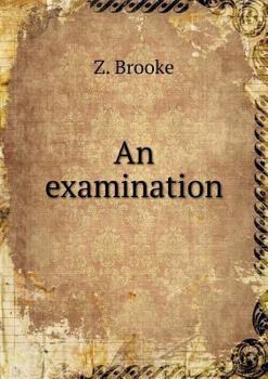 Paperback An examination Book