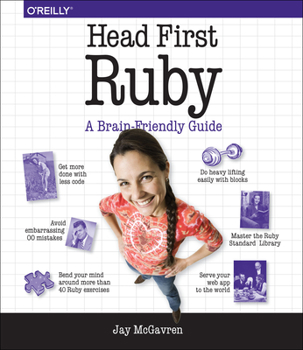Paperback Head First Ruby: A Brain-Friendly Guide Book