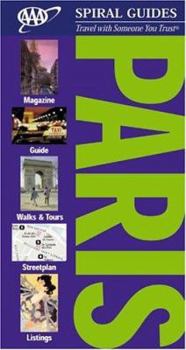 Paperback AAA Spiral Guide: Paris (AAA Spiral Guides) Book