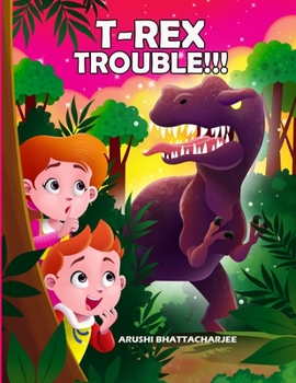 Paperback T-Rex Trouble!!!: An Adventure in Dinosaur Land [Large Print] Book