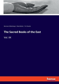 Paperback The Sacred Books of the East: Vol. XX Book