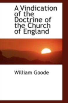 Paperback A Vindication of the Doctrine of the Church of England Book