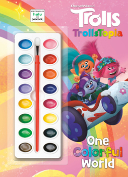 Paperback One Colorful World (DreamWorks Trolls) Book