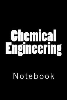 Paperback Chemical Engineering: Notebook Book