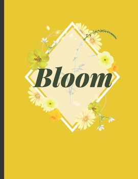 Paperback Bloom: Vegetable and Flower Garden Log Book for Gardening Lovers, Keep Track of your Plants Book