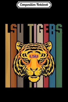 Paperback Composition Notebook: LSU Tigers Team Name Retro Style - Apparel Journal/Notebook Blank Lined Ruled 6x9 100 Pages Book