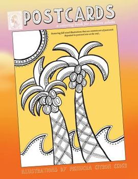 Paperback Postcards: coloring book for creative adults Book