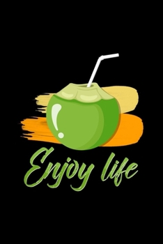 Paperback Enjoy Life: 6x9 Coconut - grid - squared paper - notebook - notes Book