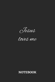 Jesus Loves Me Notebook: 6x9 inches - 110 graph paper, quad ruled, squared, grid paper pages • Greatest Believe Justice Faith Journal • Gift, Present Idea