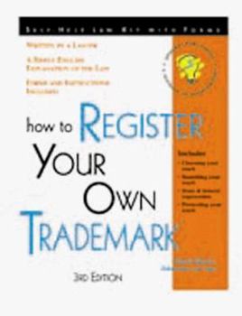 Paperback How to Register Your Own Trademark: With Forms Book