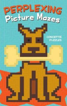 Paperback Perplexing Picture Mazes: Conceptis Puzzles Book