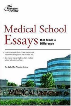 Paperback Medical School Essays That Made a Difference Book