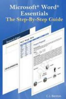 Paperback Microsoft Word Essentials The Step-By-Step Guide Book
