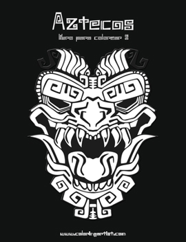 Paperback Aztecas libro para colorear 2 [Spanish] Book