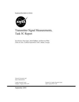 Paperback Transmitter Signal Measurements, Task 5C Report Book