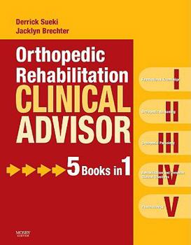 Hardcover Orthopedic Rehabilitation Clinical Advisor Book