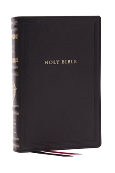 Leather Bound RSV Personal Size Bible with Cross References, Black Genuine Leather, (Sovereign Collection) Book