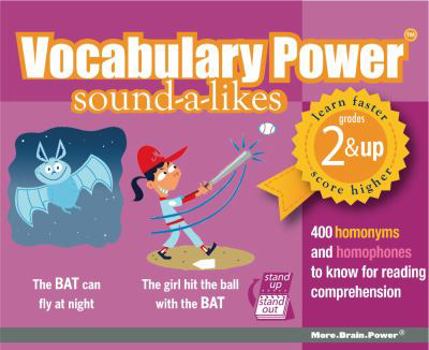 Spiral-bound Vocabulary Power Sound-A-Likes Book