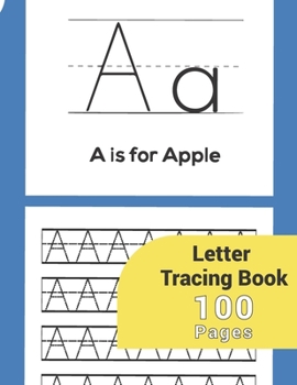 Paperback Letter Tracing: Letter Tracing Paper-Perfect For Kids Letter Tracing Books Preschoolers 3-5 Kindergarten Toddlers Boys Girls Kida Age Book