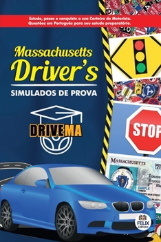 Paperback Massachusetts Driver's: simulados de prova [Portuguese] Book