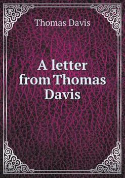 Paperback A letter from Thomas Davis Book
