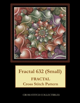 Paperback Fractal 632 (Small): Fractal Cross Stitch Pattern [Large Print] Book