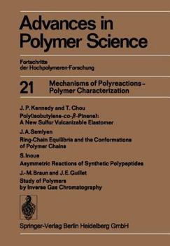 Paperback Mechanisms of Polyreactions -- Polymer Characterization Book