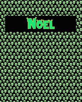 Paperback 120 Page Handwriting Practice Book with Green Alien Cover Noel: Primary Grades Handwriting Book
